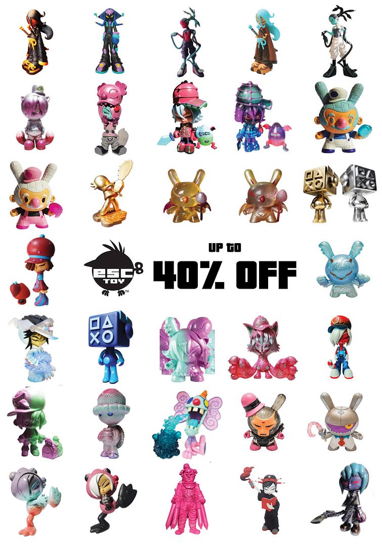 UP TO 40 OFF ESCToy Shop Sale!!! Designer Toy
